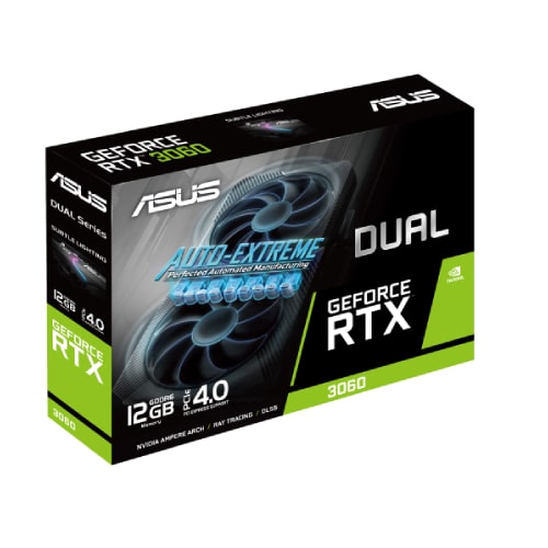 کارت گرافیک ایسوس مدل ASUS DUAL Gaming GeForce RTX 3060 O 12GB GDDR6