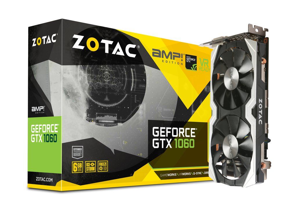 Zotac GTX 1060 AMP EDITION 6GB Graphics Card