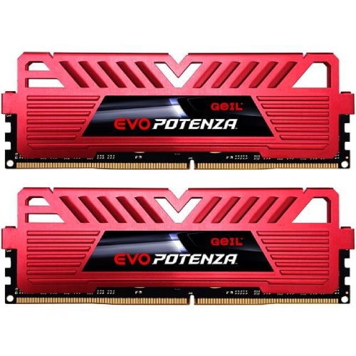 رم کامپیوتر دو کاناله Geil Evo Potenza DDR4 3200MHz ظرفیت 16GB (2x8GB)