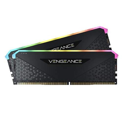 رم کامپیوتر Corsair VENGEANCE RGB RS 16GB 8GBx2 3600MHz CL18