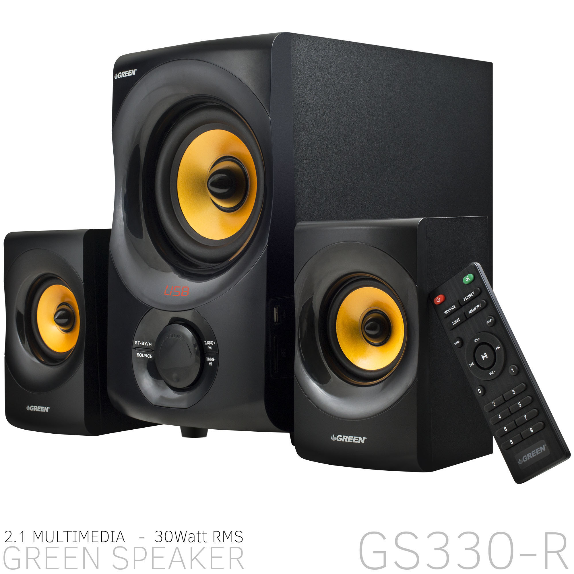 اسپیکر Green GS330-R Speaker + BT