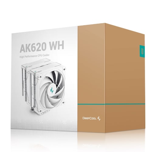 خنک کننده پردازنده بادی دیپ کول مدل DEEPCOOL AK620 White (LGA1700)