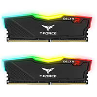 رم کامپیوتر دو کاناله TEAMGROUP DELTA RGB DDR4 3200MHz ظرفیت 32GB (2x16GB)