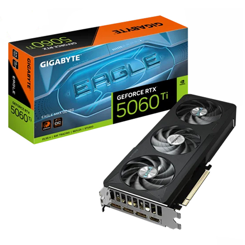 کارت گرافیک گیگابایت مدلGIGABYTE GeForce RTX™ 5060 Ti EAGLE MAX OC 16GB