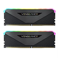 رم کامپیوتر Corsair Vengeance RGB RS Black DDR4 3600MHz ظرفیت 32GB (2x16GB)