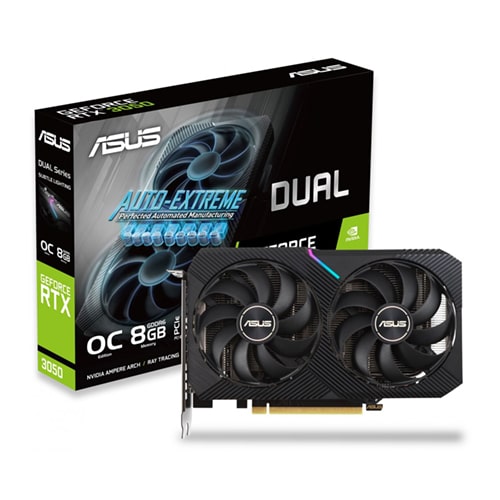 کارت گرافیک ایسوس مدل ASUS DUAL GEFORCE RTX 3050 8GB OC