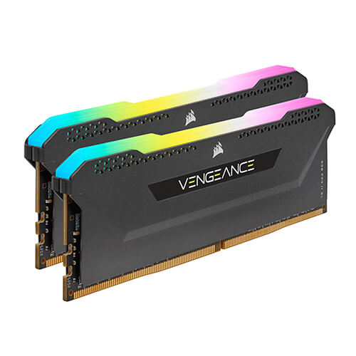 رم کامپیوتر Corsair VENGEANCE RGB PRO SL 16GB (8x2) 3200MHz CL16 DDR4