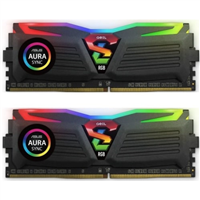 رم کامپیوتر دو کاناله Geil Super Luce RGB DDR4 3200MHz ظرفیت 16GB (2x8GB)