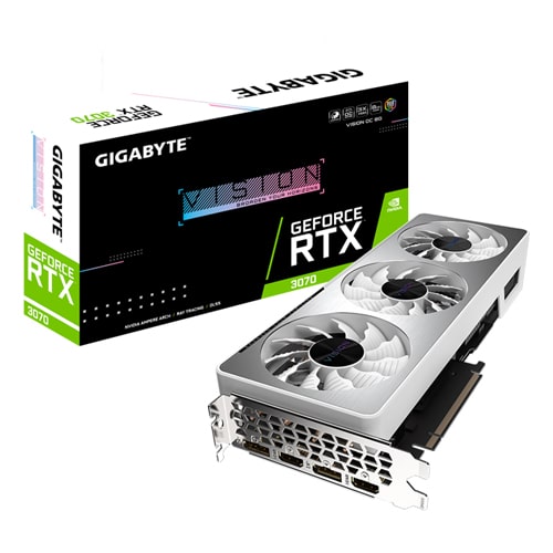 کارت گرافیک استوک گیگابایت GeForce RTX 3070 VISION OC 8G