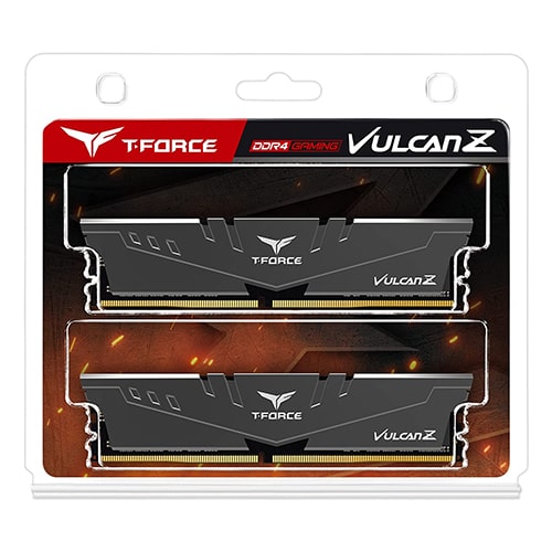 رم کامپیوتر دو کاناله TEAMGROUP T-Force Vulcan Z DDR4 32GB(16GBx2) 3200MHz