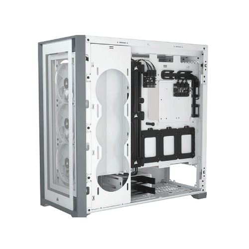 کیس کامپیوتر کورسیر مدل CORSAIR iCUE 5000X RGB White