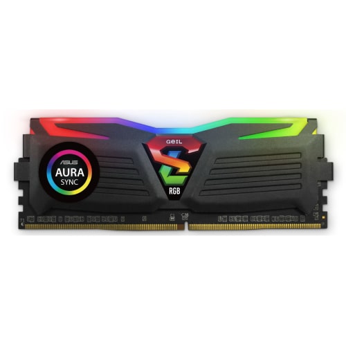 رم کامپیوتر دو کاناله Geil Super Luce RGB DDR4 3200MHz ظرفیت 16GB (2x8GB)