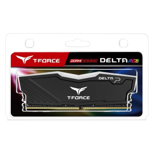 رم کامپیوتر تک کاناله TEAMGROUP DELTA RGB DDR4 3200MHz ظرفیت 16GB