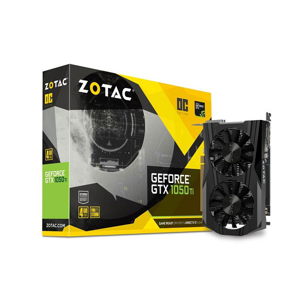  Zotac ZT-P10510B-10L GeForce GTX 1050 Ti OC Edition 4GB Graphics Card 