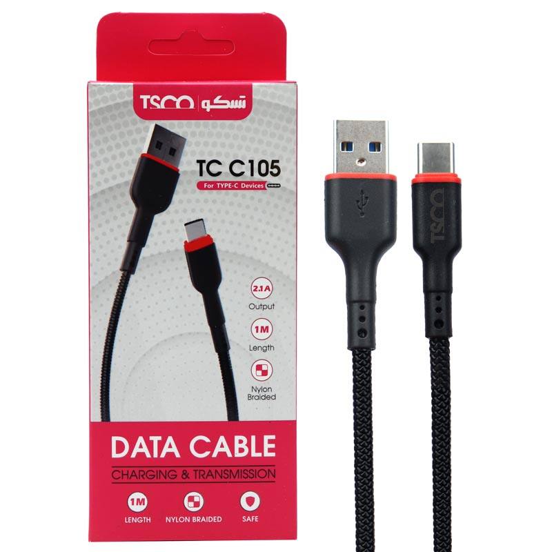 کابل شارژ و دیتا تسکو مدل TCC105
