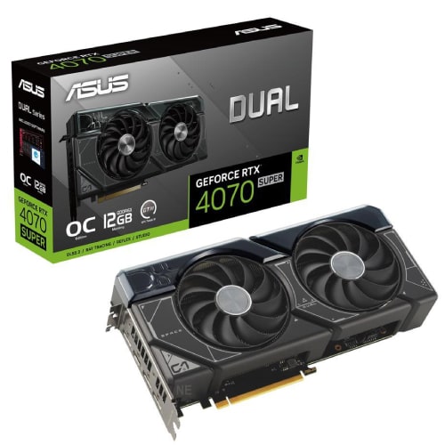 کارت گرافیک ایسوس مدل ASUS RTX 4070 DUAL SUPER OC 12GB