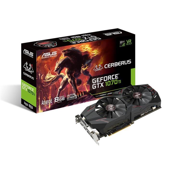 کارت گرافیک ASUS CERBERUS GTX1070TI-A8G 8GB 