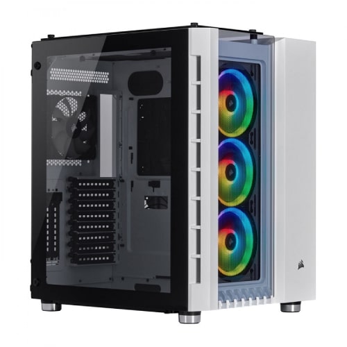 کیس کامپیوتر کورسیر مدل CORSAIR Crystal Series 680X RGB White