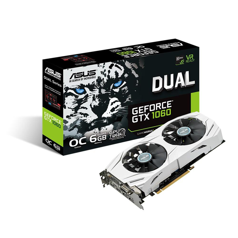 ASUS DUAL-GTX1060-O6G Graphics Card