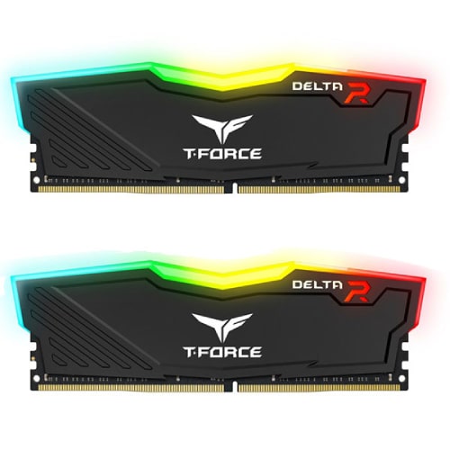 رم کامپیوتر دو کاناله TEAMGROUP DELTA RGB DDR4 3600MHz ظرفیت 16GB (2x8GB)