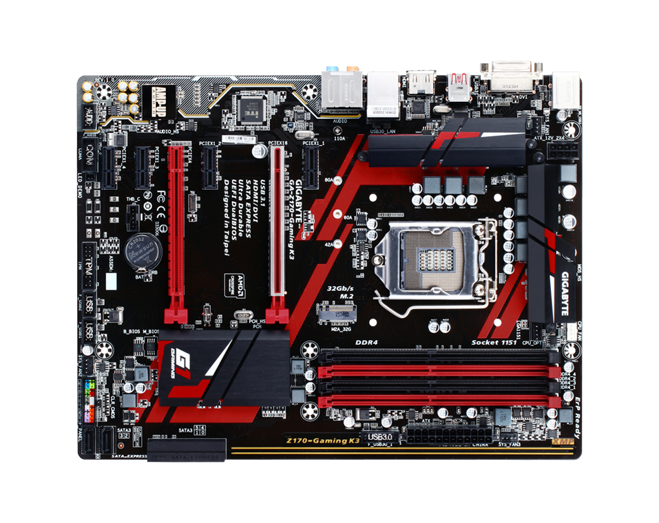 مادربرد GIGABYTE GA-Z170-Gaming K3