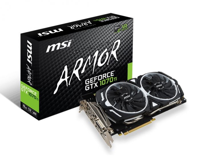 MSI GTX 1070 Ti ARMOR 8GB GDDR5
