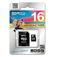  Silicon Power Micro SD 16GB U1 C10 