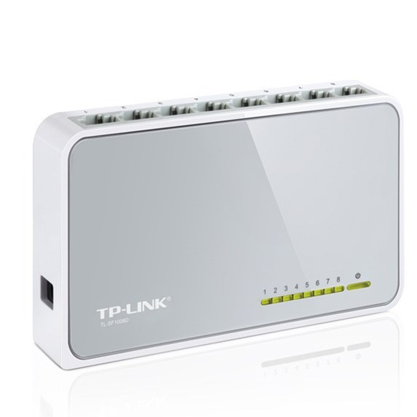 TP-LINK TL-SF1008D 8-Port 10-100Mbps Desktop Switch