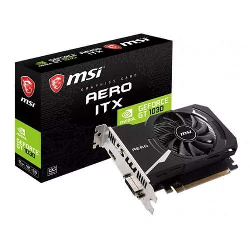 کارت گرافیک ام اس آی مدل MSI GeForce GT 1030 AERO ITX 2GD4 OC