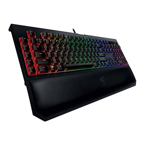 کیبورد گیمینگ ریزر مدل Razer Blackwidow Elite Yellow Switch