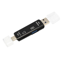 رم ریدر و تبدیل تایپ‌سی و میکرو به USB تسکو  TCR 952