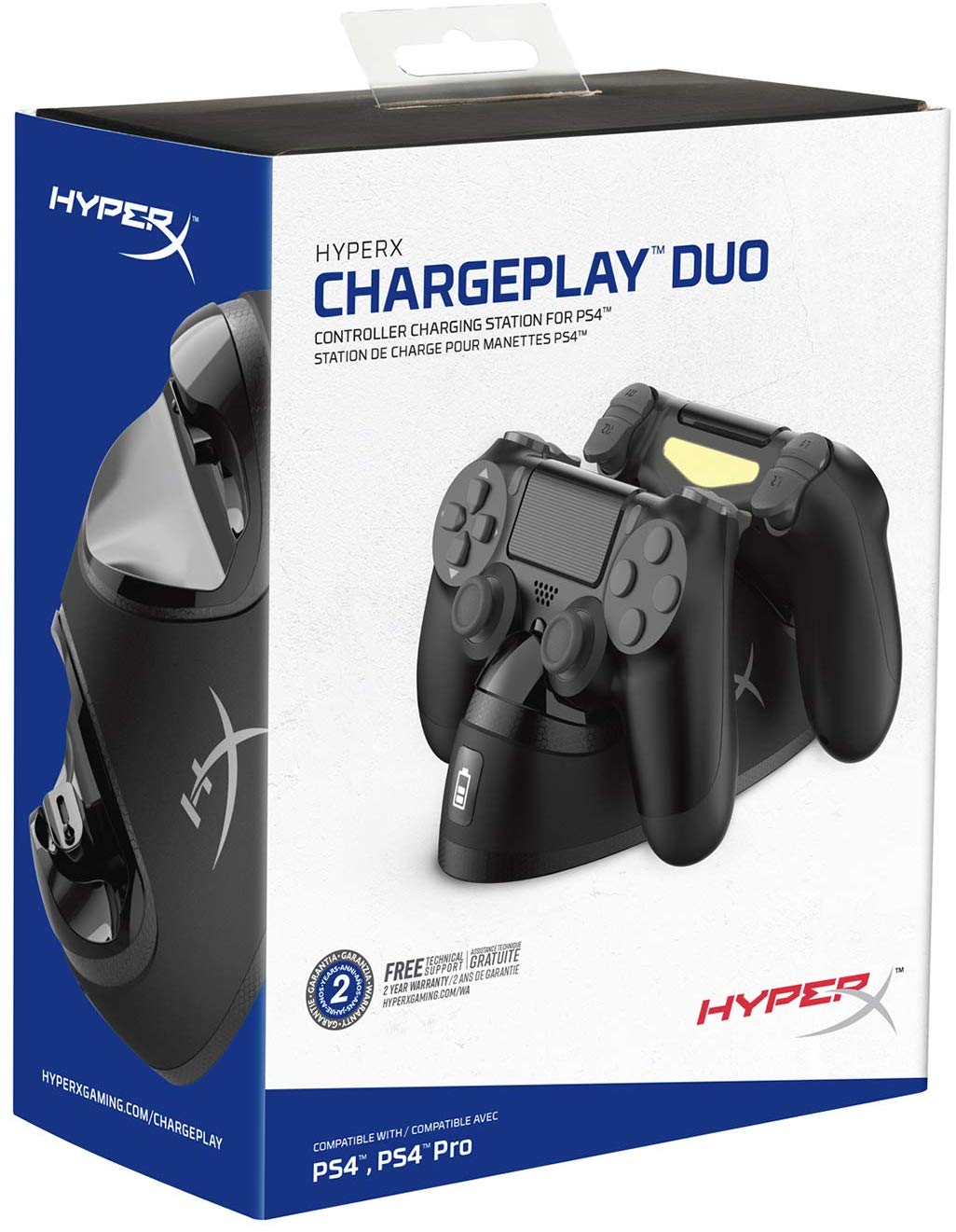 Hyperx charger game pad ps4 duo controller