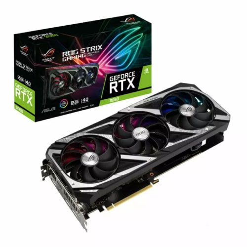 کارت گرافیک ایسوس مدل ASUS ROG STRIX RTX3060 12G V2 GAMING