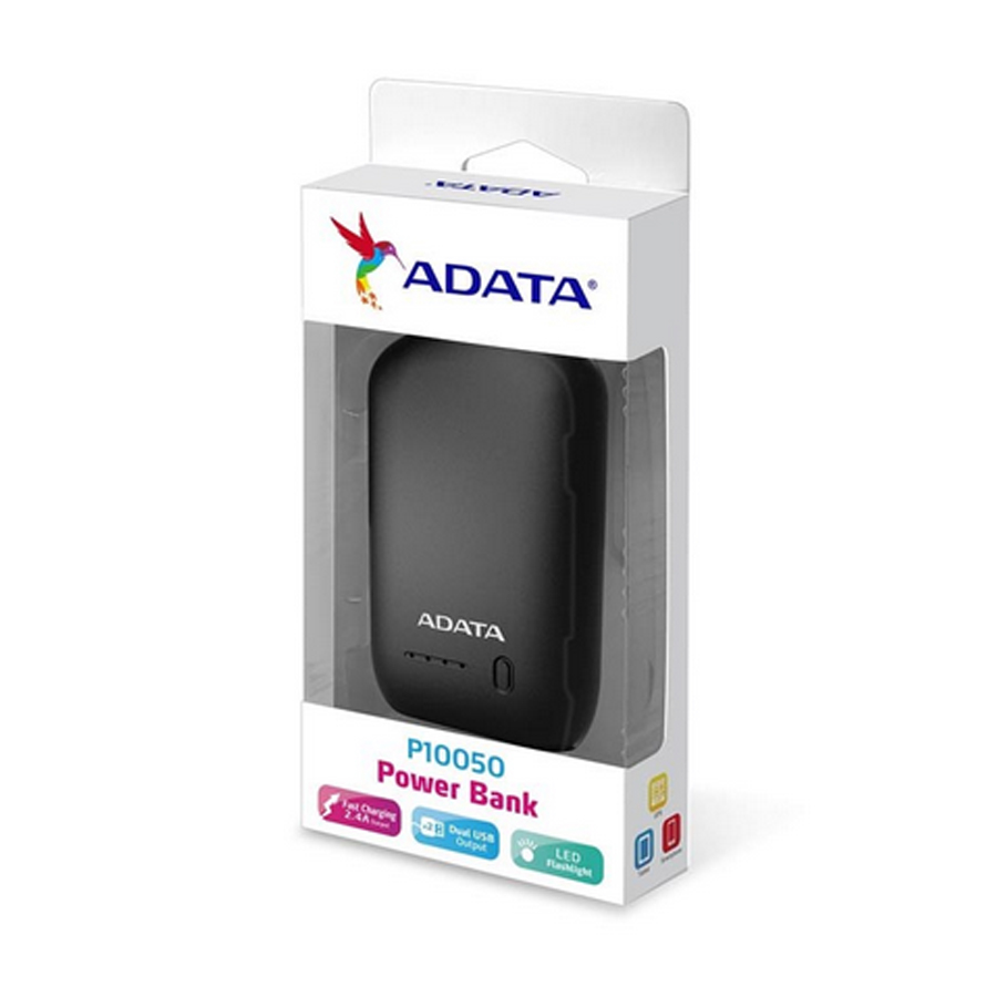 پاوربانک ADATA P10050 10050MHA  BLACK