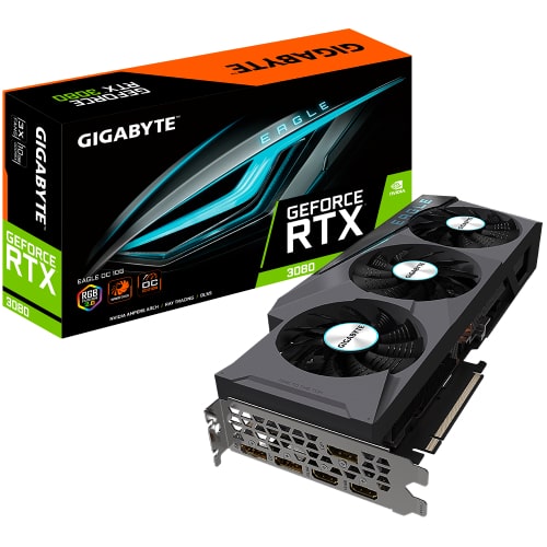 کارت گرافیک گیگابایت مدل GIGABYTE RTX 3080 EAGLE OC 10G