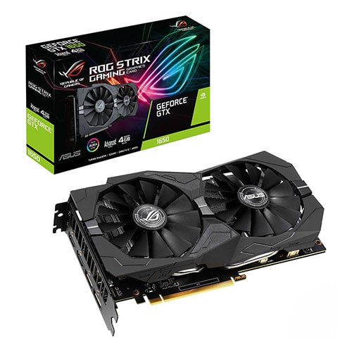 کارت گرافیک ایسوس مدل ASUS ROG STRIX GTX1650 O4G GAMING