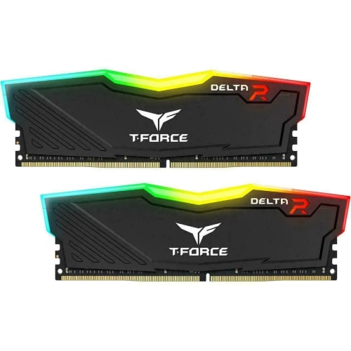 رم کامپیوتر دو کاناله TEAMGROUP DELTA RGB DDR4 3200MHz ظرفیت 16GB (2x8GB)