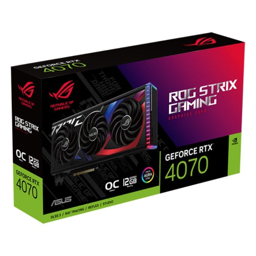 کارت گرافیک ایسوس مدل ASUS ROG Strix GeForce RTX 4070 12GB GDDR6X OC