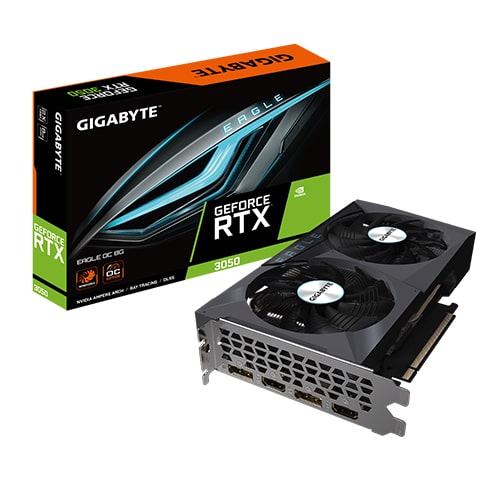 کارت گرافیک گرافیک مدل GiGABYTE GEFORCE RTX 3050 EAGLE 8GB