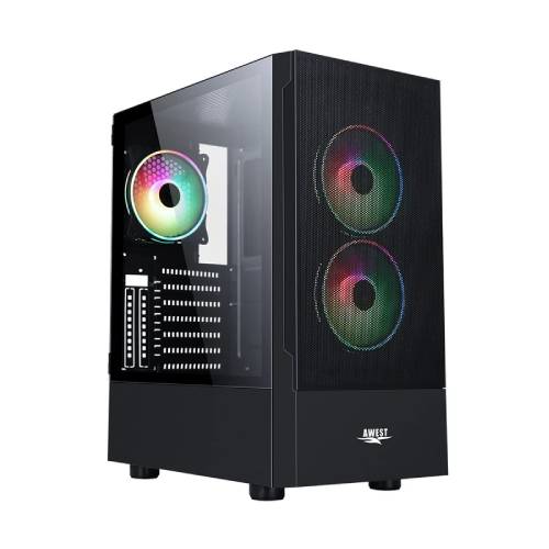 کیس گیمینگ اوست مدل AWEST GT-AV201-MB Plus