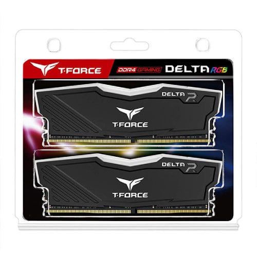 رم کامپیوتر دو کاناله TEAMGROUP DELTA RGB DDR4 3600MHz ظرفیت 16GB (2x8GB)