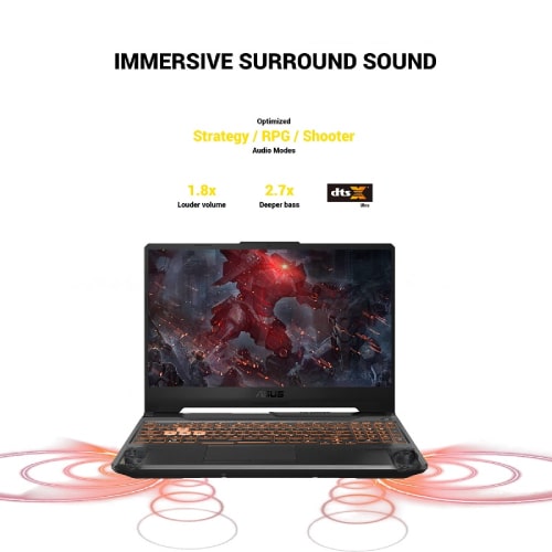 لپ تاپ ایسوس مدل ASUS TUF GAMING FX706IU - Ryzen9(4900H)-16GB-1TB+256SSD-6GB-1660Ti