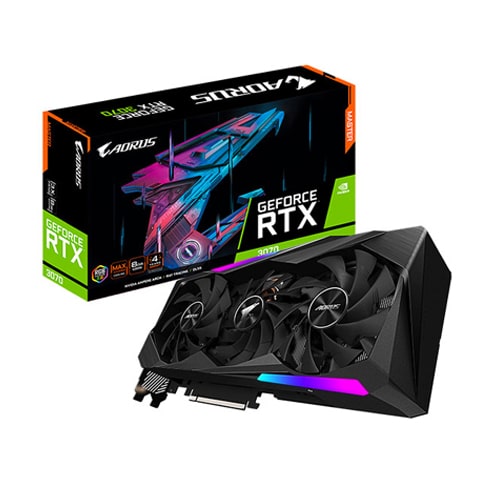 کارت گرافیک گیگابایت AORUS RTX 3070 MASTER 8G