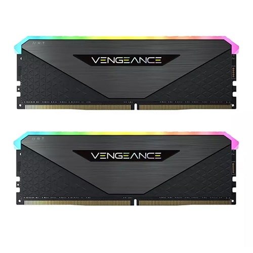 رم کامپیوتر Corsair Vengeance RGB RS Black DDR4 3200MHz ظرفیت 16GB (2x8GB)