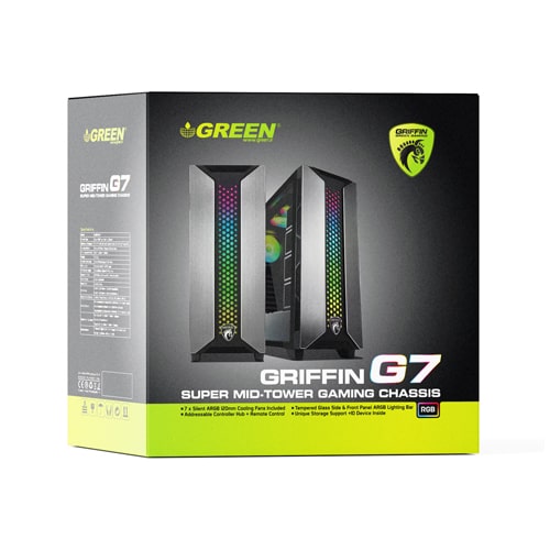 کیس کامپیوتر گرین GRIFFIN G7
