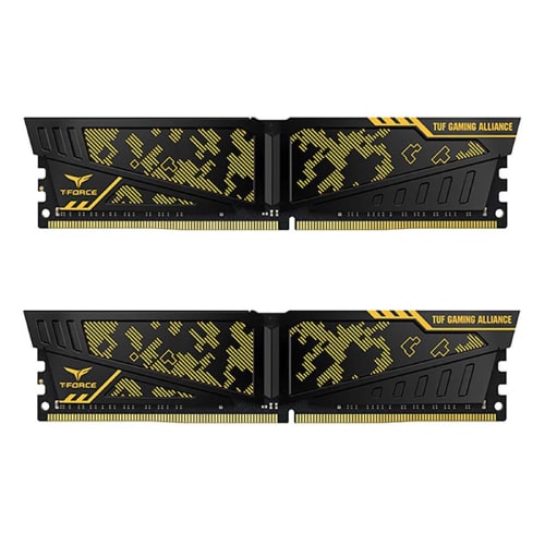 رم کامپیوتر دو کاناله TEAMGROUP VULCAN TUF DDR4 3200MHz ظرفیت 16GB (2x8GB)