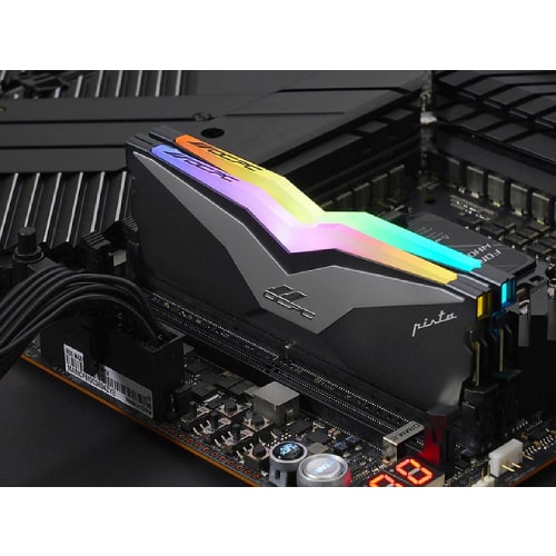 رم کامپیوتر OCPC PISTA RGB 32GB 16GBx2 4800MHz CL40 DDR5