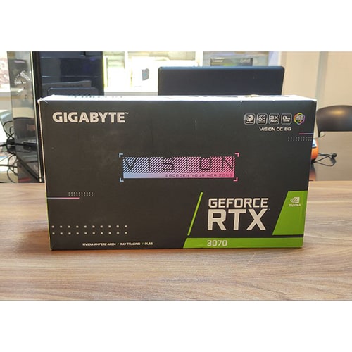 کارت گرافیک استوک گیگابایت GeForce RTX 3070 VISION OC 8G