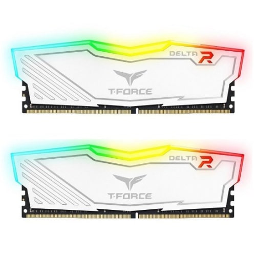 رم کامپیوتر دو کاناله TEAMGROUP DELTA RGB DDR4 3200MHz ظرفیت 32GB (2x16GB)