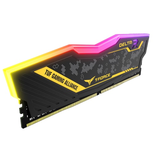 رم کامپیوتر تک کاناله TEAMGROUP DELTA TUF RGB DDR4 3200MHz ظرفیت 16GB